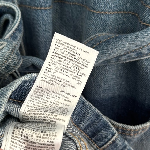 Gap Longer Style Denim Jacket With Tie Belt - Picture 7 of 9